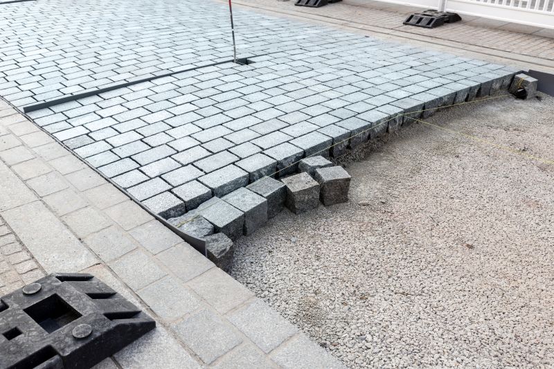 Pavers Repair in Progress